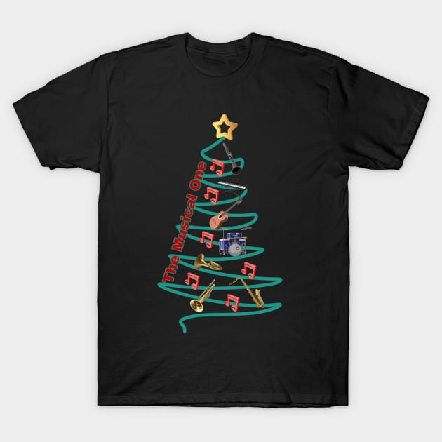 Musical Xmas Tree T-Shirt by rturnbow